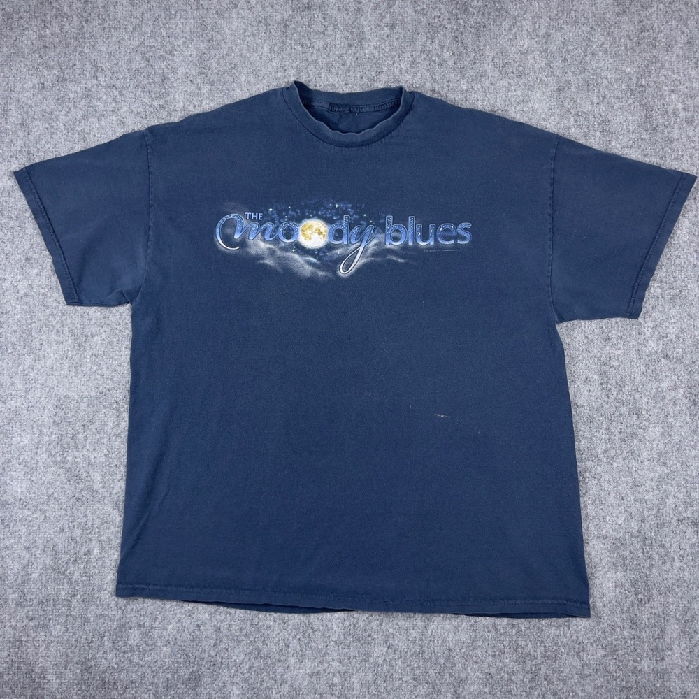 The Moody Blues T-Shirt Mens XL Navy Blue 2005 Concert Tour Graphic Tee